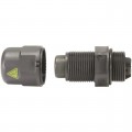 21011303013 - CONN PNL FEED THRU 3POS GOLD QC