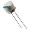 PLF1E100MCL2 - CAP ALUM POLY 10UF 20% 25V T/H