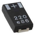 2.5SXE220M - CAP ALUM POLY 220UF 20% 2.5V SMD