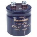 EEG-A2A402FCE - CAP ALUM 4000UF 20% 100V SCREW