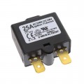 1658-A00-00-P10-25A - CIR BRKR THRM 25A 240VAC 28VDC