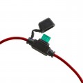 LPM-01B-18R - MINI FUSEHOLDER, 10A-18AWG RED