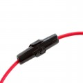 LPC-08B-18R - 5X20MM FUSEHOLDER, 10A-18AWG RED