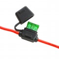 LPR-02B-18R - REG. FUSEHOLDER, 10A-18AWG RED