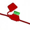 LPR-02R-16R - REG. FUSEHOLDER, 15A-16AWG RED