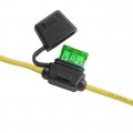 LPR-02B-16Y - REG. FUSEHOLDER, 15A-16AWG YLW