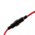LPC-02B-18R - 5X20MM FUSEHOLDER, 10A-18AWG RED