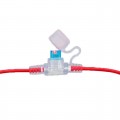 LPM-11C-18R - MINI FUSEHOLDER-CLEAR,10A-18AWG