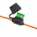 LPR-02B-12OR - REG. FUSEHOLDER, 30A-12AWG ORG