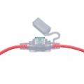 LPS-12C-18R - MINI LP FUSEHOLDER-CLEAR, 18AWG
