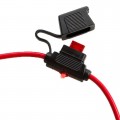 LPM-04B-I-14R - MINI FUSEHOLDER, 20A-14AWG LED