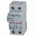 2543100 - FUSEBLOCK 2POLE 10MMX38MM DNRAIL