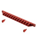 926495-2 - CONN DIN RECEPT KEYING BLOCK RED