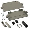 826196-1 - CONN DIN CABLE HOOD ASSY GRAY