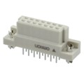 XC5B-1431-3A - CONN DIN RCPT 14POS PCB GOLD