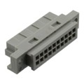 PCN10-20S-2.54C - CONN DIN RCPT 20POS IN-LINE GOLD
