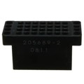 205689-2 - CONN PLUG HSG 28POS BLK PNL MNT