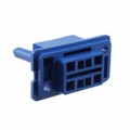 172063-3 - CONN PLUG HSG DRAWER 8POS BLUE