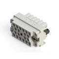516-020-000-402 - CONN HSG RACK &amp; PANEL 20POS GRY