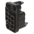 213499-1 - CONN RCPT HSG DRAWER 8POS BLK