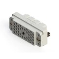 516-038-000-402 - CONN HSG RACK &amp; PANEL 38POS GRY