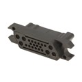 1648110-1 - CONN PLG HSG MINI-DRAWER 22P BLK