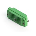 516-120-000-102 - CONN HSG RACK &amp; PANEL 120P GRN