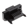 QR/P8-12P-C(21) - CONN PLUG HSG RACK &amp; PNL 12P BLK