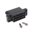 QR/P4-16S-C(21) - CONN RCPT HSG RACK &amp; PNL 16P BLK