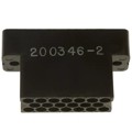 200346-2 - CONN 20POS BLACK PNL MNT