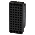205058-2 - CONN 50POS BLACK PNL MNT