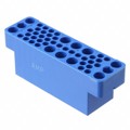 202516-3 - CONN RCPT HSG 42POS BLUE PNL MNT