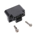 QR/P8-8S-C(21) - CONN RCPT HSG RACK &amp; PNL 8P BLK