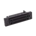 QR/P4-24P-C(21) - CONN PLUG HSG RACK &amp; PNL 24P BLK