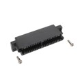 QR/P4-40S-C(21) - CONN RCPT HSG RACK &amp; PNL 40P BLK