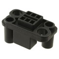 343886-1 - CONN DRAWER 6POS BLACK PNL MNT