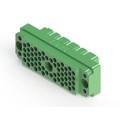 516-056-000-200 - CONN HSG RACK &amp; PANEL 56POS GRN