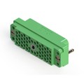 516-056-000-502 - CONN HSG RACK &amp; PANEL 56POS GRN