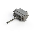 519-014-000-301 - CONN HSG RACK &amp; PANEL 14POS GRY