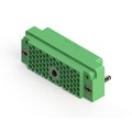 516-090-000-102 - CONN HSG RACK &amp; PANEL 90POS GRN