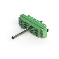 516-056-000-201 - CONN HSG RACK &amp; PANEL 56POS GRN