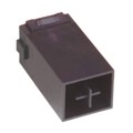 QR/P18-4P-C - CONN PLUG HSG RACK &amp; PNL 4P BLK