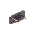 QR/P1-12P-C(01) - CONN PLUG HSG RACK &amp; PNL 12P BLK