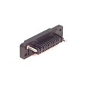 QR/P1-24P-C(01) - CONN PLUG HSG RACK &amp; PNL 24P BLK