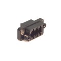 QR/P1-8S-C(01) - CONN RCPT HSG RACK &amp; PNL 8P BLK
