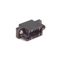 QR/P4-12S-C(01) - CONN RCPT HSG RACK &amp; PNL 12P BLK