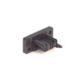 QR/P4-8P-C(01) - CONN PLUG HSG RACK &amp; PNL 8P BLK