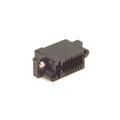 QR/P6-16S-C(01) - CONN RCPT HSG RACK &amp; PNL 16P BLK