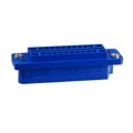 QR/P-24S-C(01) - CONN RCPT HSG RACK &amp; PNL 24P BLU