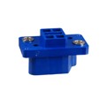 QR/P-4S-C(01) - CONN RCPT HSG RACK &amp; PNL 4P BLU